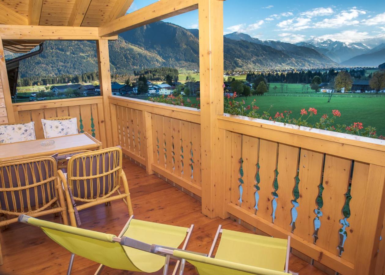 Penthousewohnung Mit Garten Sauna Pool Maishofen Esterno foto
